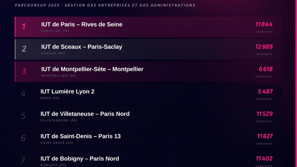 Notre département GEA dans le Top 10 des meilleurs BUT GEA en France en 2026